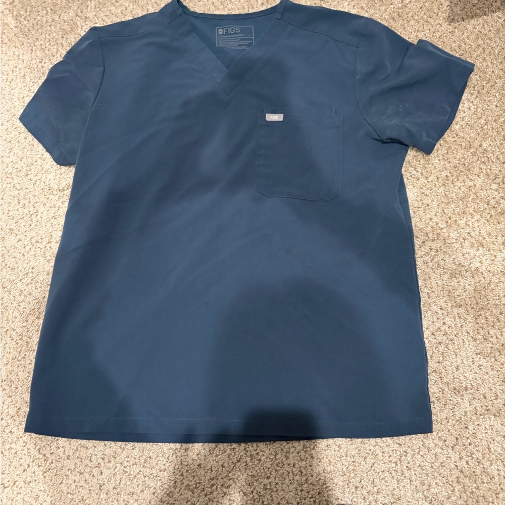 Figs Men's v neck scrub top